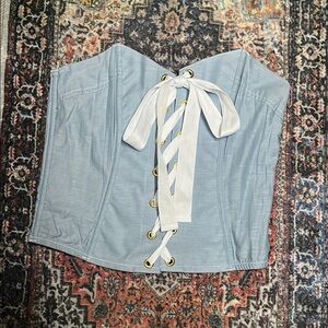 Victoria's Secret Light Blue Corset